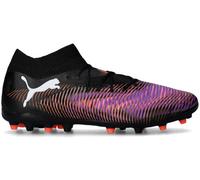 Puma - Bota de fútbol Future 8 Pro MG, Unisex, Black-White-Glowing Red, 8.5 UK