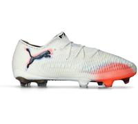 Puma - Bota de fútbol Future 8 Ultimate Low FG, Unisex, White-Black-Glowing Red, 8 UK