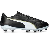 Puma - Bota de fútbol King 20 Match FG/AG, Unisex, Puma Black-Puma White-Puma Gold, 8.5 UK
