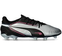 Puma - Bota de fútbol King Match FG/AG Niño, Unisex, Silver-Black-Sun Struck-White, 3 UK