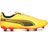 Puma - Bota de fútbol King Match FG/AG, Unisex, Sun Stream-Black-Sunset Glow, 8 UK