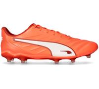 Puma - Bota de fútbol King Pro FG/AG, Unisex, Glowing Red-White-Red Fire, 8 UK