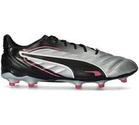 Puma - Bota de fútbol King Pro FG/AG, Unisex, Silver-Black-Sun Struck-White, 7 UK