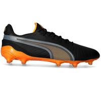 Puma - Bota de fútbol King Ultimate FG/AG, Unisex, Black-Heat Fire-Silver, 7 UK
