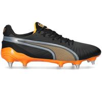 Puma - Bota de fútbol King Ultimate MxSG, Unisex, Black-Heat Fire-Silver, 8.5 UK