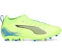 Puma - Bota de fútbol Ultra 5 Match MG Niño, Unisex, Fizzy Apple-White-Bluemazing, 4 UK