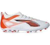 Puma - Bota de fútbol Ultra 5 Match MG Niño, Unisex, White-White-Glowing Red, 1 UK
