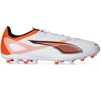 Puma - Bota de fútbol Ultra 5 Play MG, Unisex, White-White-Glowing Red, 8 UK