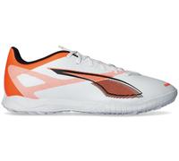 Puma - Bota de fútbol Ultra 5 Play Turf, Unisex, White-White-Glowing Red, 9 UK