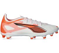 Puma - Bota de fútbol Ultra 5 Pro FG/AG, Unisex, White-White-Glowing Red, 9 UK