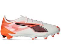 Puma - Bota de fútbol Ultra 5 Ultimate FG, Unisex, White-White-Glowing Red, 7 UK