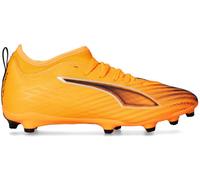 Puma - Bota de fútbol Ultra 6 Match FG/AG Niño, Unisex, Heat Fire-Black-Glowing Red, 5 UK