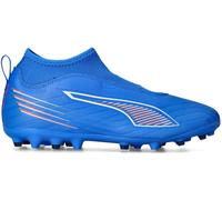 Puma - Bota de fútbol Ultra 6 Match+ LL MG Niño, Unisex, Ultra Blue-White-Glowing Red, 1.5 UK