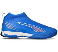 Puma - Bota de fútbol Ultra 6 Match+ LL Turf + Mid Niño, Unisex, Ultra Blue-White-Glowing Red, 3.5 UK