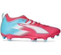 Puma - Bota de fútbol Ultra 6 Match Re-Charge FG/AG Niño, Unisex, Hero Blue-Sunset Pink-Garnet Rose, 5 UK