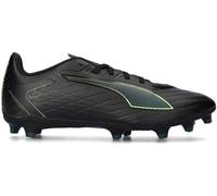 Puma - Bota de fútbol Ultra 6 Play FG/AG, Unisex, Black-Fizzy Light-Green Terrain, 6.5 UK
