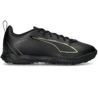 Puma - Bota de fútbol Ultra 6 Play Turf Niño, Unisex, Black-Fizzy Light-Green Terrain, 2.5 UK