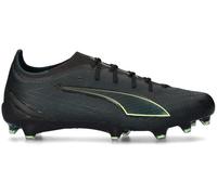 Puma - Bota de fútbol Ultra 6 Ultimate FG, Unisex, Black-Fizzy Light-Green Terrain, 10.5 UK