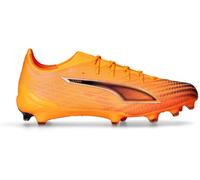 Puma - Bota de fútbol Ultra 6 Ultimate FG, Unisex, Heat Fire-Black-Glowing Red, 11 UK