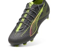 Puma - Ultra 5 Pro FG/AG JR, Zapatillas de fútbol Unisexo, Matte Aged Silver-Yellow Alert-Sun Struck,