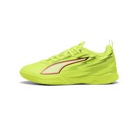 PUMA Ultra 6 Play IT JR - Tenis de fútbol, Alerta Amarilla, Negro, Rojo Brillante, Lima exprimida, Talla 2.5 de Reino Unido, Yellow Alert Puma Black Glowing Red Lime Squeeze, 35 EU