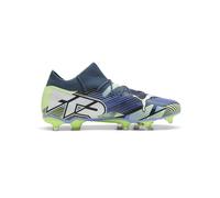 PUMA Future 7 Match FG/AG, Soccer Shoe Unisex Adulto, Gray Skies White-Fizzy Apple, 43 EU