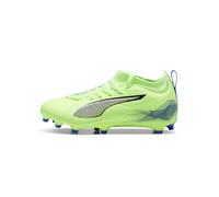 Puma Botas de fútbol de niños Ultra 5 Match FG/AG Jr Puma. Verde / Azul 37 (4)