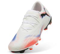 Puma Tenis Unisex Future 8 Match Low FG/AgSoccer, Puma Blanco Puma Negro Rojo Brillante, 40.5 EU