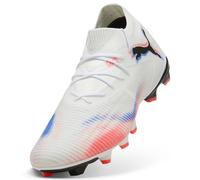 Puma Botas de fútbol Future 8 Match FG/AG Unisex Blanco/Negro/Rojo luminoso Talla 41