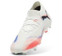 Puma Future 8 Match Mxsg- Tenis de fútbol Unisex, Puma Blanco Puma Negro Rojo Brillante, 44.5 EU