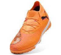 PUMA Botas de fútbol Future 8 Match TT Unisex 42.5, Heat Fire Black Ravish Orange Pink