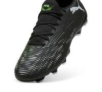 PUMA Future 8 Play FG/AG, Zapatillas de fútbol Unisex Adulto, Black Silver-Fluo Green, 42.5 EU