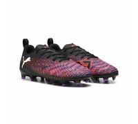 PUMA Botas de fútbol Future 8 Play FG/AG. Color Negro/naranja/violeta