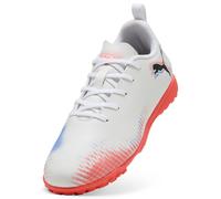 PUMA Botas de fútbol FUTURE 8 PLAY TT juveniles, Calzado, Blanco, 38.5 38.5