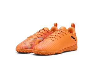 PUMA Botas de fútbol Future 8 Play TT Niños 32, Heat Fire Black Ravish Orange Pink
