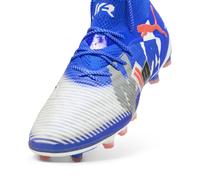 PUMA Botas de fútbol FUTURE 8 ULTIMATE FOREVER AG unisex, Calzado, Blanco/Ultra Azul/Feather Gris, 42.5 42.5