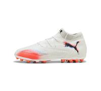 PUMA Botas de fútbol FUTURE 8 ULTIMATE MG unisex, Calzado, Blanco, 45