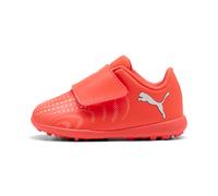 PUMA Tenis de fútbol Unisex Baby Future 9 Play TT V INF, Color Rojo Brillante, Blanco y Negro, Talla 3 UK para niños, Rojo Brillante Puma Blanco Puma Negro, 19 EU