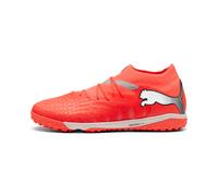 PUMA Future 9 Pro Cage - Tenis de fútbol Unisex, Color Rojo, Blanco, Negro y Plateado, Talla 6.5 de Reino Unido, Rojo Brillante Puma Blanco Puma Negro Puma Plata, 40 EU