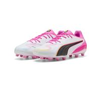 PUMA Botas de fútbol KING 20 PRO FG/AG unisex, Calzado, Blanco, 45