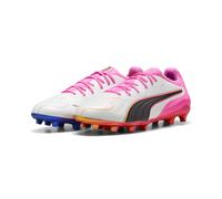 PUMA Botas de fútbol KING 20 ULTIMATE FG/AG unisex, Calzado, Blanco, 42