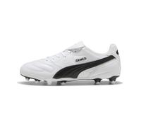 PUMA Botas de fútbol KING LIGA FG/AG unisex, Calzado, Blanco, 40.5