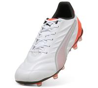 PUMA Botas de fútbol KING PRO FG/AG unisex, Calzado, Blanco, 43 43