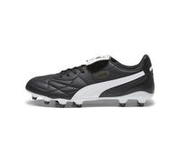 PUMA Zapatos de fútbol King Top FG/AG Unisex adulto Negro/Blanco/Dorado 40 EU