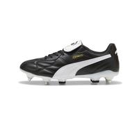 PUMA Tenis de fútbol Unisex King Top MXSG, Color Negro, Blanco y Dorado, Talla 36, Puma Negro Puma Blanco Puma Oro, 39 EU
