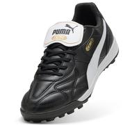 PUMA King Top TT, Zapatillas de fútbol Unisex Adulto, Negro Blanco Oro, 45 EU