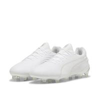 PUMA Botas de fútbol King Ultimate Launch para hombre, White, 44 EU