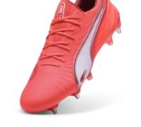 PUMA Botas de fútbol KING ULTIMATE MxSG, Calzado, Rojo, 46 46