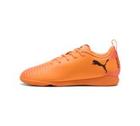 Puma Future 8 Play It JrSoccer - Tenis Unisex para niños, Heat Fire Puma Black Ravish, 35 EU