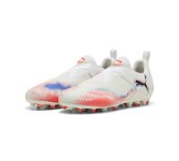 PUMA Botas de fútbol sin cordones FUTURE 8 MATCH MG juveniles, Accesoiros, Blanco, 35.5
